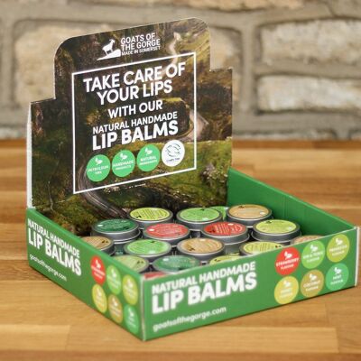 Case of Natural Lip Balms