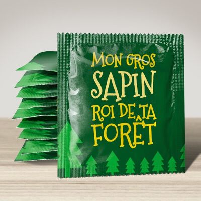 Christmas condom: My big fir tree kings of your forest
