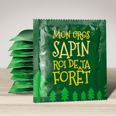 Préservatif de Noël: Mon gros sapin rois de ta foret