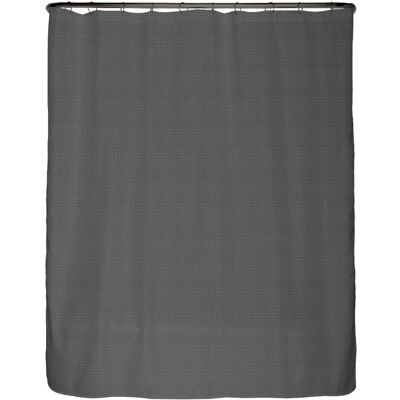 Cortina de ducha premium gris antracita 180x180 cm