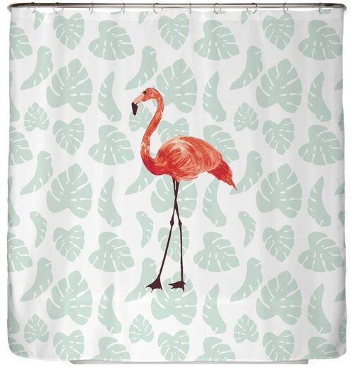 Duschvorhang Flamingo 180x200 cm