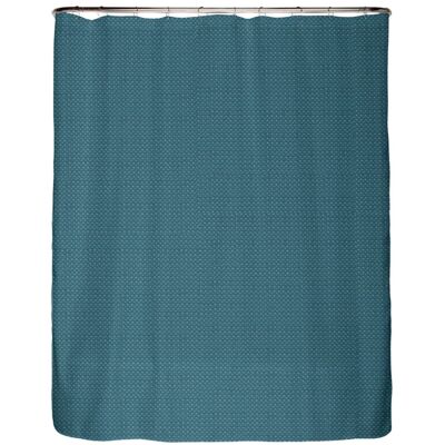 Duschvorhang Premium Petrol Blau 180x200 cm