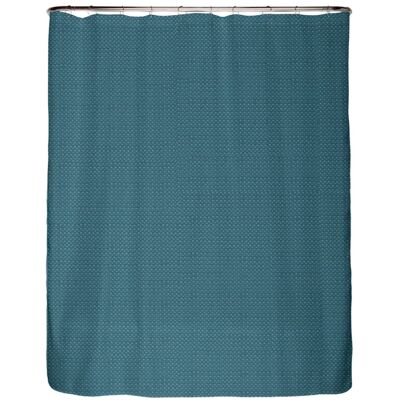 Shower curtain premium petrol blue 180x200 cm