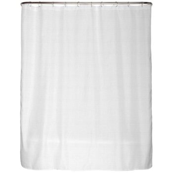 Rideau de douche premium blanc 180x200 cm 1