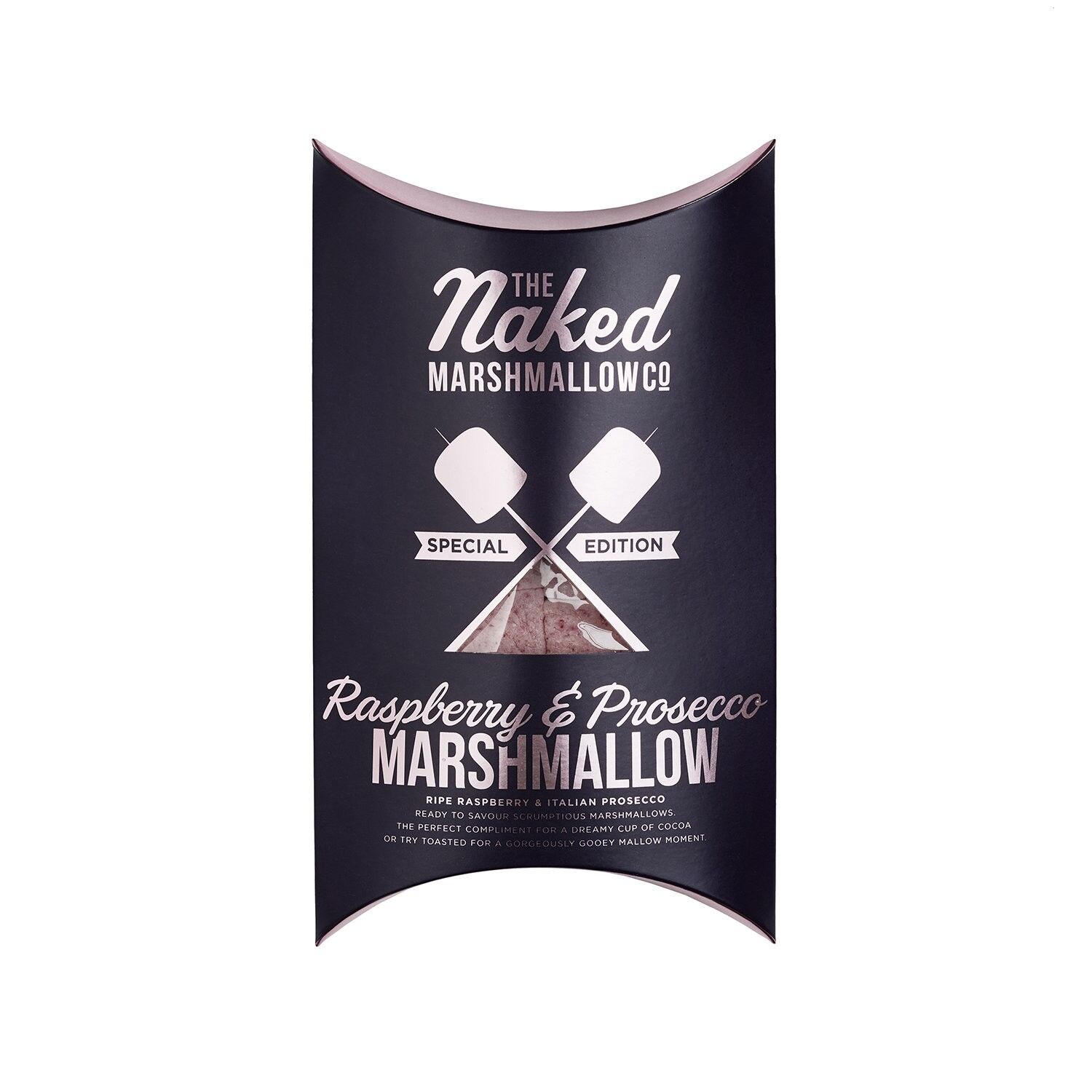 Boozy Edition Gourmet Marshmallows (6er Karton) - Himbeere & Prosecco