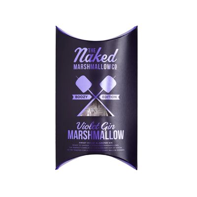 Boozy Edition Gourmet Marshmallows (astuccio da 6) - Violet Gin