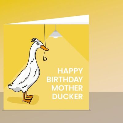 Enten-Geburtstagskarte – Indian Runner Duck