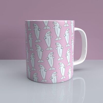 Beluga Whale Mug – Pink