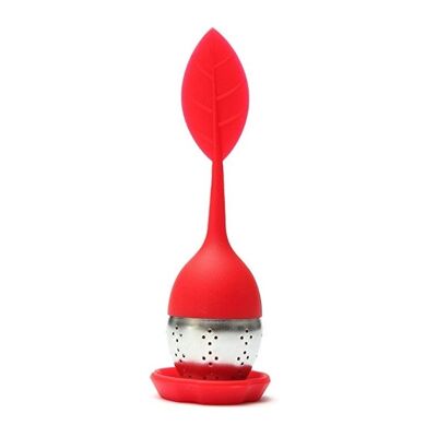 Stainless steel and silicone tea infuser with cup (model n°2)