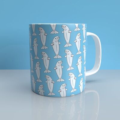 Beluga Whale Mug – Blue
