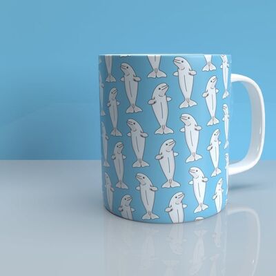 Beluga Whale Mug – Blue
