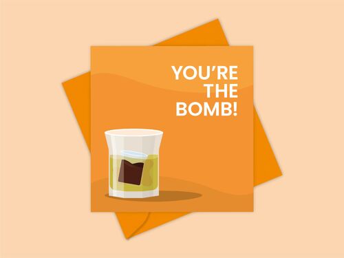 Jagerbomb Card | 18th Birthday Card