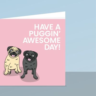 Pugs Birthday Card
