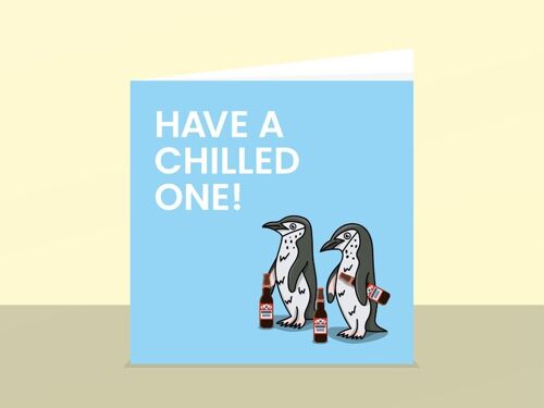Penguins Birthday Card