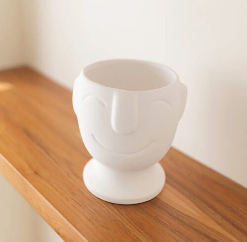 Ceramic Vase Happy Face