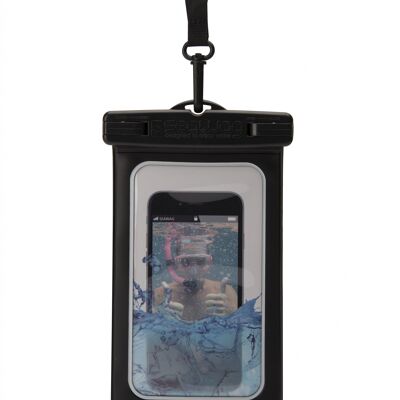 SEAWAG - waterproof mobile phone case black / white