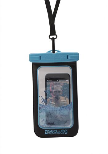 SEAWAG - étui étanche pour téléphone portable noir / bleu 1