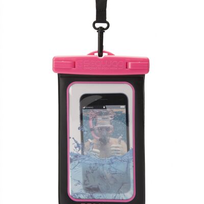 SEAWAG - étui étanche pour téléphone portable noir / rose