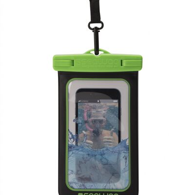 SEAWAG - waterproof mobile phone case black / green