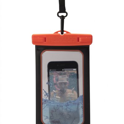 SEAWAG - waterproof mobile phone case black / orange