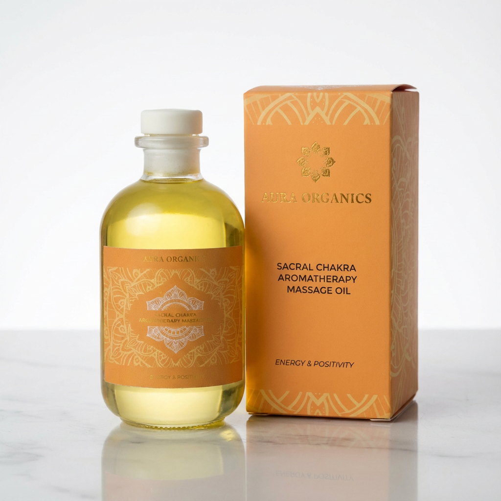 Aromatherapie-Massageöl - Sakralchakra-Mischung