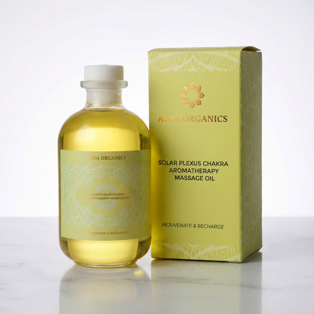 Aromatherapie-Massageöl - Solarplexus-Mischung