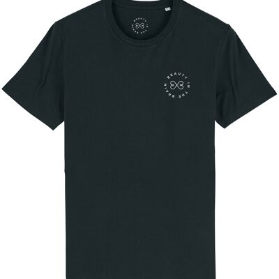 Camiseta de algodón orgánico con logo BITB - Negro 10-12