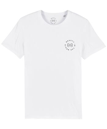 T-Shirt Coton Bio Logo BITB - Blanc 14-16