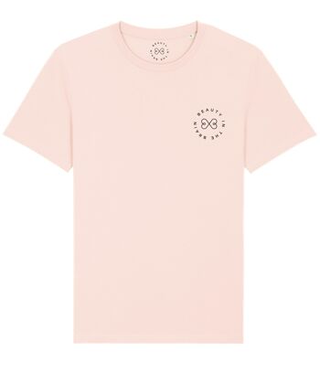 T-Shirt Coton Bio BITB Logo - - Rose Bonbon 18-20