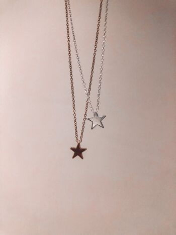 Collier Dainty Star Charm - Plaqué Or 4