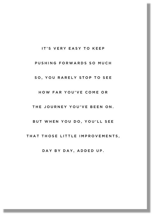 Keep Pushing Forwards - Best of the Blog - Print