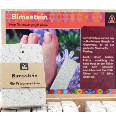 Peeling Bimsstein - 100% Natur