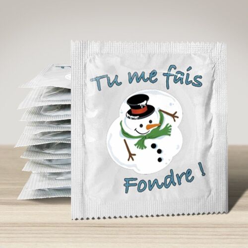 Préservatif de Noël: Tu me fais fondre !