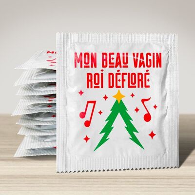 Christmas condom: My beautiful vagina