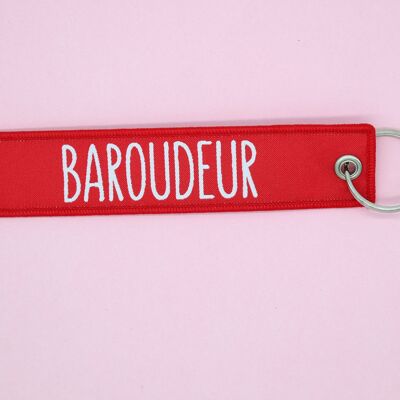 Portachiavi con cordino intrecciato Baroudeur - regalo di viaggio - viaggiatore - vacanza