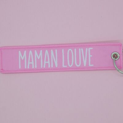 Porte-clés Maman Louve - fête des mères - cadeau anniversaire - cadeau naissance