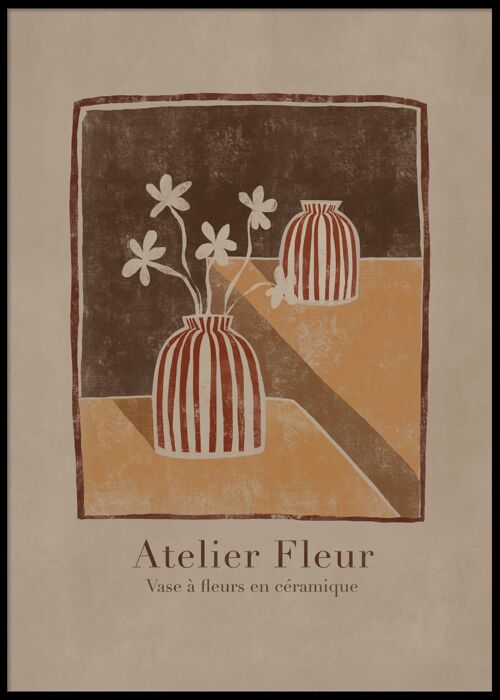 Aterlier fleur poster