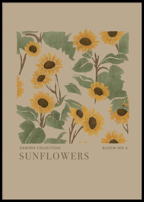 Sunflowers poster