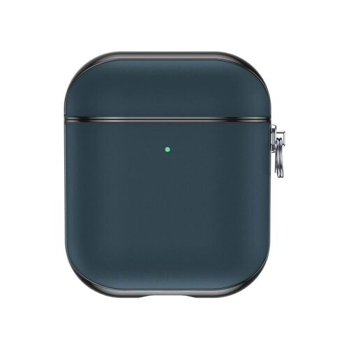 AirPods Case Leer Snap Gen 1/2 Blauw