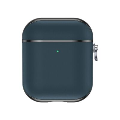 Funda AirPods Leer Snap Gen 1/2 Azul