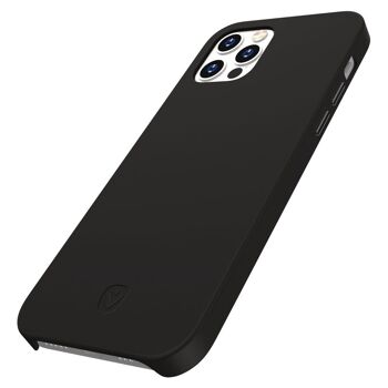 Coque Arrière Snap Luxe Leer Noir iPhone 12 - 12 Pro 8