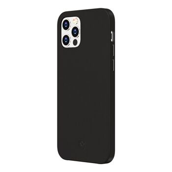 Coque Arrière Snap Luxe Leer Noir iPhone 12 - 12 Pro 10