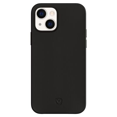 Carcasa Trasera Snap Luxe Leer Zwart iPhone 13 mini