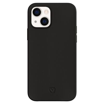 Coque Arrière Snap Luxe Leer Noir iPhone 13 mini