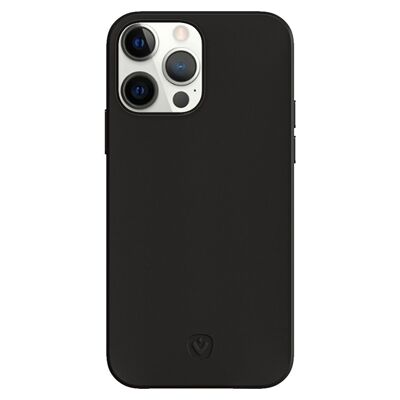 Coque Arrière Snap Luxe Leer Noir iPhone 13 Pro