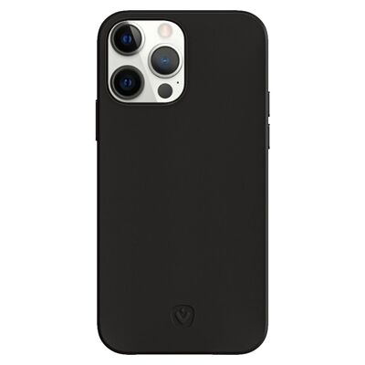 Rückseite Snap Luxe Leer Schwarz iPhone 13 Pro Max