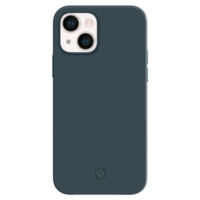 Cover posteriore Snap Luxe Leer Blauw iPhone 13