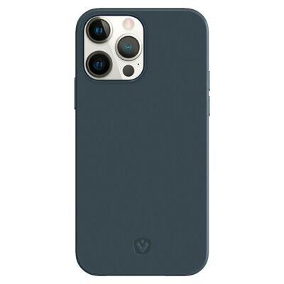 Carcasa Trasera Snap Luxe Leer Blauw iPhone 13 Pro Max