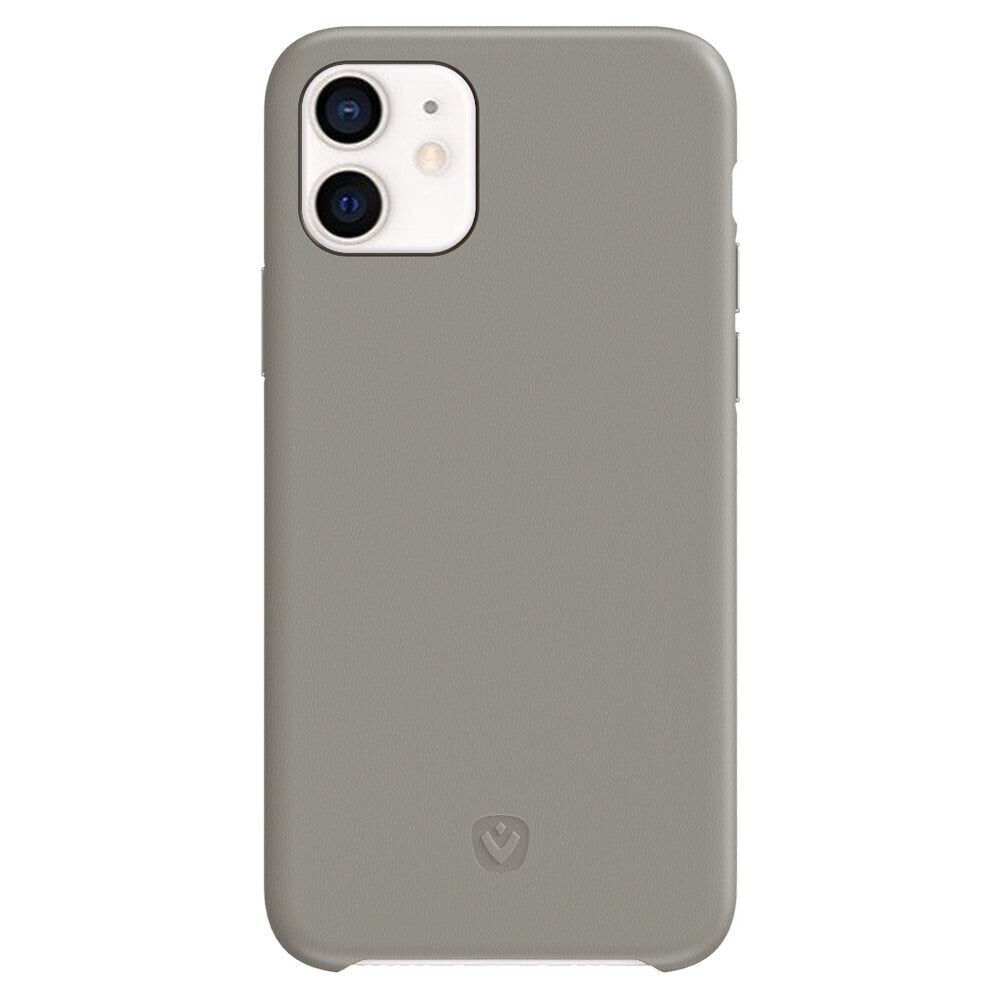 Cover posteriore Snap Luxe Leer Grijs iPhone 11