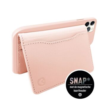 Coque Arrière Snap Luxe Rose iPhone 12 - 12 Pro 11
